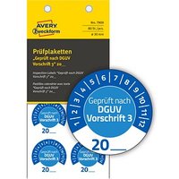 80 AVERY Zweckform Prüfplaketten 7909 blau 30,0 x 30,0 mm 80 AVERY Zweckform Prüfplaketten 7909 blau 30,0 x 30,0 mm
