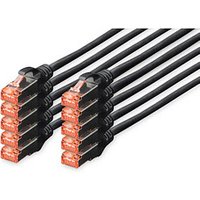 DIGITUS RJ45-Stecker/RJ-45 Stecker Netzwerkkabel DK-1644-050-BL-10 5,0 m schwarz, 10 St. DIGITUS RJ45-Stecker/RJ-45 Stecker Netzwerkkabel DK-1644-050-BL-10 5,0 m schwarz, 10 St.