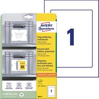 5 AVERY Zweckform Träger-Etiketten  8003-5 weiß 160,0 x 220,0 mm 5 AVERY Zweckform Träger-Etiketten  8003-5 weiß 160,0 x 220,0 mm