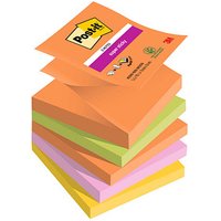 Post-it® Z-Notes Boost Haftnotizen extrastark farbsortiert, 5 Blöcke Post-it® Z-Notes Boost Haftnotizen extrastark farbsortiert, 5 Blöcke