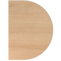 HAMMERBACHER Anbautisch höhenverstellbar Gradeo eiche, grau halbrund 60,0 x 80,0 x 65,5 - 82,5 cm HAMMERBACHER Anbautisch höhenverstellbar Gradeo eiche, grau halbrund 60,0 x 80,0 x 65,5 - 82,5 cm