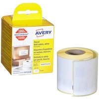 AVERY Zweckform Etikettenrolle für Etikettendrucker ASS0722430 weiß, 101,0 x 54,0 mm, 1 x 110 Etiketten AVERY Zweckform Etikettenrolle für Etikettendrucker ASS0722430 weiß, 101,0 x 54,0 mm, 1 x 110 Etiketten