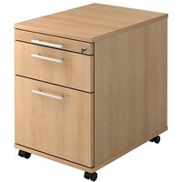 HAMMERBACHER AC20 Rollcontainer eiche 3 Auszüge 42,8 x 58,0 x 59,0 cm HAMMERBACHER AC20 Rollcontainer eiche 3 Auszüge 42,8 x 58,0 x 59,0 cm