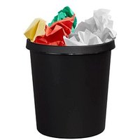 helit Papierkorb 18,0 l schwarz helit Papierkorb 18,0 l schwarz