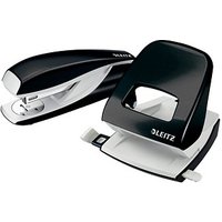 AKTION: LEITZ Locher und Heftgeräte Set WOW 5095 schwarz-metallic mit Prämie nach Registrierung AKTION: LEITZ Locher und Heftgeräte Set WOW 5095 schwarz-metallic mit Prämie nach Registrierung