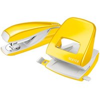 AKTION: LEITZ Locher und Heftgeräte Set WOW 5095 gelb-metallic mit Prämie nach Registrierung AKTION: LEITZ Locher und Heftgeräte Set WOW 5095 gelb-metallic mit Prämie nach Registrierung