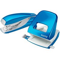 AKTION: LEITZ Locher und Heftgeräte Set WOW 5095 blau-metallic mit Prämie nach Registrierung AKTION: LEITZ Locher und Heftgeräte Set WOW 5095 blau-metallic mit Prämie nach Registrierung