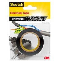 Scotch universal Electrical Tape Isolierband schwarz 15,0 mm x 10,0 m 1 Rolle Scotch universal Electrical Tape Isolierband schwarz 15,0 mm x 10,0 m 1 Rolle