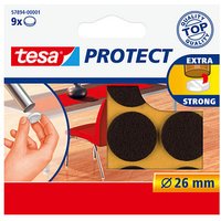 tesa Protect® Filzgleiter Kunststoff Ø 2,6 cm, 9 St. tesa Protect® Filzgleiter Kunststoff Ø 2,6 cm, 9 St.
