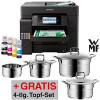 AKTION: EPSON EcoTank ET-5800 4 in 1 Tintenstrahl-Multifunktionsdrucker schwarz + GRATIS WMF Kochgeschirrset 4tlg. AKTION: EPSON EcoTank ET-5800 4 in 1 Tintenstrahl-Multifunktionsdrucker schwarz + GRATIS WMF Kochgeschirrset 4tlg.