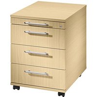 HAMMERBACHER Prokura Rollcontainer ahorn 4 Auszüge 42,8 x 58,0 x 59,0 cm HAMMERBACHER Prokura Rollcontainer ahorn 4 Auszüge 42,8 x 58,0 x 59,0 cm