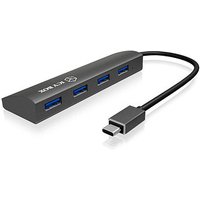 RaidSonic ICY BOX® USB-Hub IB-AC6405-C 4-fach grau RaidSonic ICY BOX® USB-Hub IB-AC6405-C 4-fach grau