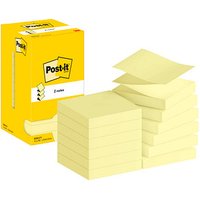 Post-it® Z-Notes Haftnotizen R330 gelb, 12 Blöcke Post-it® Z-Notes Haftnotizen R330 gelb, 12 Blöcke