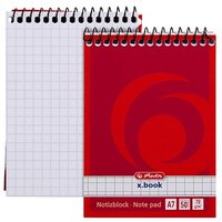 herlitz Collegeblock x.book kariert DIN A7 ohne Rand herlitz Collegeblock x.book kariert DIN A7 ohne Rand