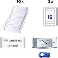 AVERY Zweckform Namensschilder mit Magnet 8,0 x 3,4 cm AVERY Zweckform Namensschilder mit Magnet 8,0 x 3,4 cm