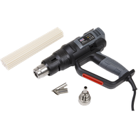 Sealey HS102K Plastic Welding Kit with HS102 Hot Air Gun - 2000W 50-600°C