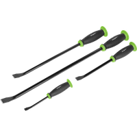 Siegen by Sealey S0557 Pry Bar Set with Hammer Cap 4pc - 200, 300, 440, 600mm