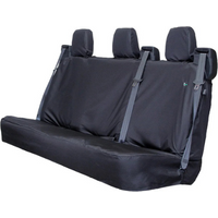 Ford Transit Custom 2013-2023 Three Person Rear Seat Cover, Black - TCCBLK - Town & Country