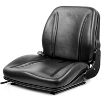 United Seats - US US20 - Forklift Mechanical Suspension Seat, 490mm Wide, Adjustable Backrest, PVC Trim