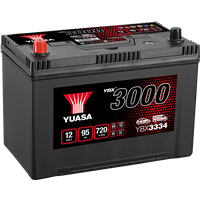 Yuasa YBX3334 12V 95Ah 720A SMF Battery, 3 Years Warranty