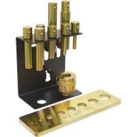 Sealey YKPP8 Press Pin Set 8pc 2-20 Tonne for YK Series Presses