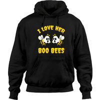 I Love Her Boo Bees Hoodie
