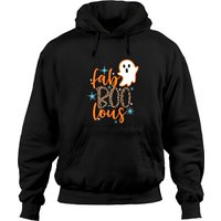 Halloween Fab Boo Lous Leopard Ghost Hoodie