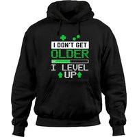 I Level Up Gamer Novelty Gaming Hoodie
