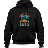 I Leveled Up To Big Brother Promoted To Big Bro Hoodie