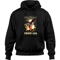 Eagle Usa Christian Patriot One Nation Under God Hoodie