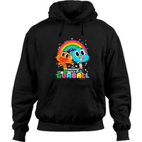 Cn The Amazing World Of Gumball & Darwin Rainbow Portrait Hoodie