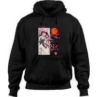 Vintage Sakura Blossom Japanese Cherry Scenery Gift Tee Hoodie