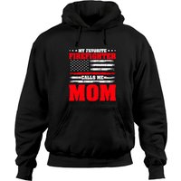 My Favorite Firefighter Calls Me Mom Hoodie