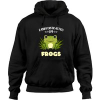 Easily Distracted By Frogs Pullover Hoodie