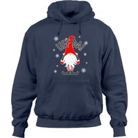 Uff Da Danish Gnome Scandinavian Tomte Nordic Christmas Pullover Hoodie