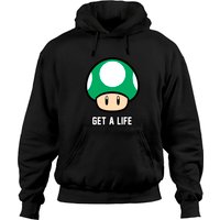 1up Mushroom Hoodie Super Mario Get A Life