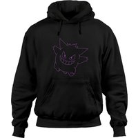 Weird Faces Hoodie Pokémon Gengar Big Face