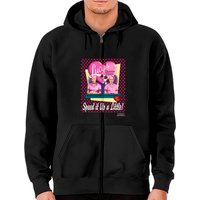 I Love Lucy Zip Hoodie Chocolate Factory Speed It Up Pink Tee