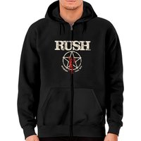 Rush American Tour 1977 Zip Hoodie