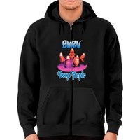 Plastic Head Deep Purple Burn Zip Hoodie