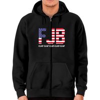 Vintage Fjb Do Not Comply Flag Art Zip Hoodie