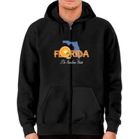 Florida The Sunshine State Zip Hoodies