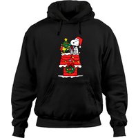 Snoopy Celebrate Christmas With Woodstock - Snoopy - Hoodies