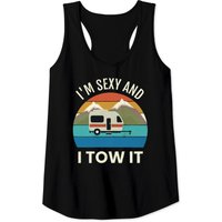 Camper Trailer Rv Gift Vintage Funny I'm Sexy And I Tow It Tank Top