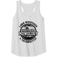 Funny Mower Lawn Whisperer Mowology Yard Work Lawn Tractor Tank Top