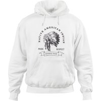 Cherokee Tribe Native American Indian Pride Respect Print Pullover Hoodies
