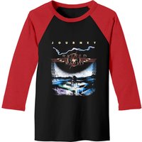 Journey Raised On Radio Black Baseball Tees
