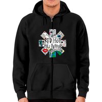 Red Hot Chili Peppers Men's Doodle Logo Zip Hoodies