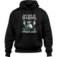 No One Is Illegal On Stolen Land Tee Gifts Native Americans Hoodies