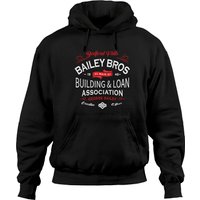 Bailey Bros Building & Loan Association - George Bailey - Vintage Logo - Wonderful Life - Hoodies